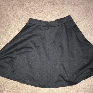 Gray skater skirt